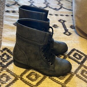 Stylish charcoal greyAnkle Boots for Women